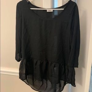 Women’s black blouse